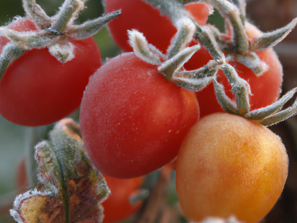 Freeze on tomatoes