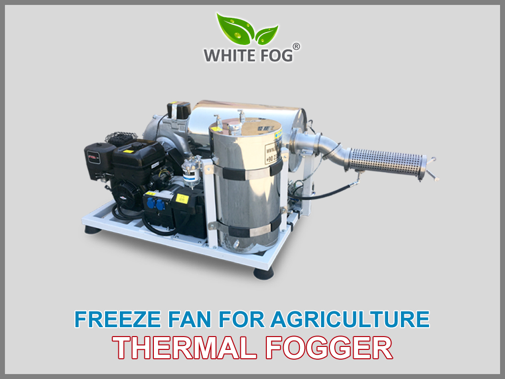 Freeze fan for fruit tree plant